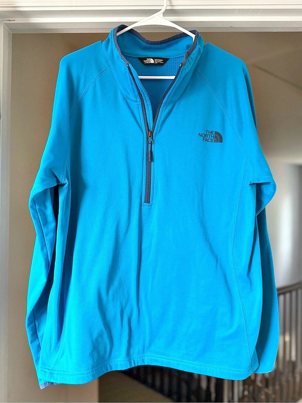 The North Face Borod Quarter Zip Fleece Blue Men’s Large